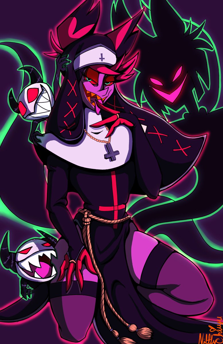 NifftyChiiyu's tweet photo. Oh, father. I have sinned…

#HazbinHotel #HazbinHotelFanart #HazbinHotelAlastor #hazbin #Alastor #AlastorHazbinHotel #nunalastor https://t.co/RFAafgKo58