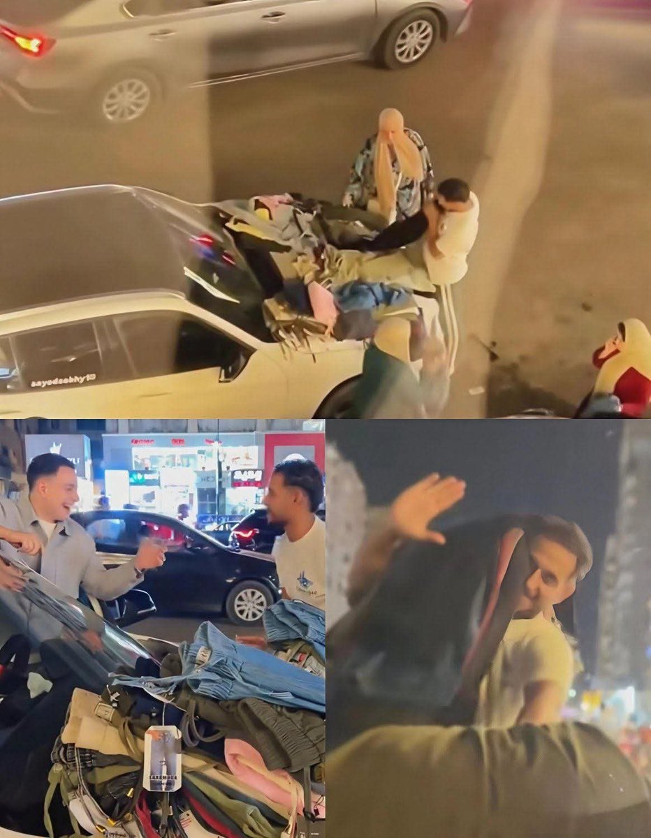 shno74's tweet photo. النهارده حصل اجمل موقف شوفته في حياتي بدون مبالغه!!

اللي قدامك ده مهندس رايح شغله عادي وراكن عربيته تحت وبيبص من الشباك لقي شاب حاطط هدوم علي عربيته وبيبيعها علشان مش عنده محل

المهم المهندس المفروض شغله بيخلص المغرب بس فضل قاعد لحد الساعه 10 لحد مالشاب خلص شغله

ومش بس كده ده قال في الفيديو الراجل ده مكانه في عباس العقاد وشغله نضيف

ولما المهندس نزل سلم عليه واداله مبىلغ كبير وقاله ابقي تعالي هنا كل يوم واعتبر العربيه بتاعتي عربيتك انت لحد ما ربنا يفتحها عليك بمحل

نظره الفرحه بتاعه الشاب بتعبر عن كل حاجه... جبر الخواطر ده حاجه كبيره اوي عند ربنا

ربنا يباركلك ياهندسه ويجبر بخاطرك انت انسان عظيم وعمله نادره في الزمن ده🙏 ♥️♥️