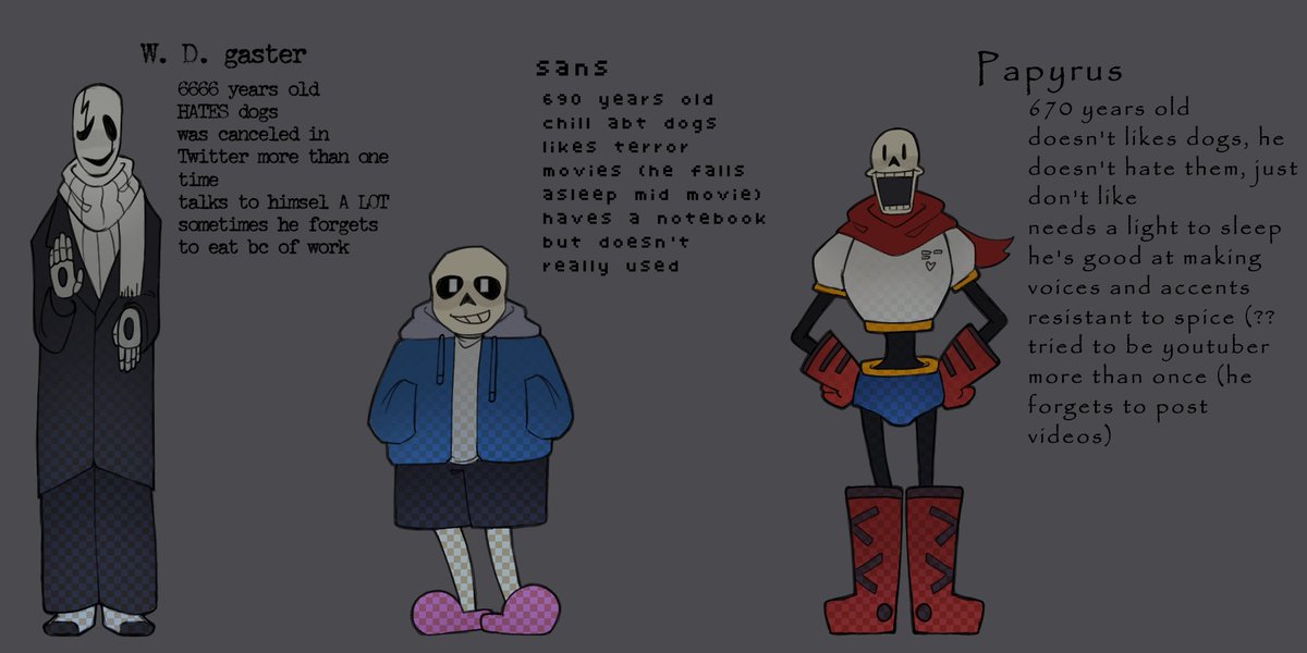 Xd1Sandia's tweet photo. Uhhhhh uhhhhhhhhhhhhhhhh some uhhhh headcanons.... Uhhhhhhhhhh
Imma leave dw
#undertale #fanarr #headcanons https://t.co/ZD5shFsolt