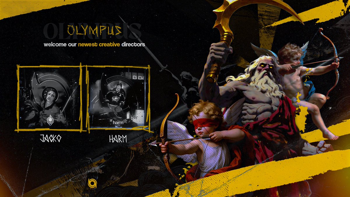 OlympArchives's tweet photo. Please join us in welcoming our newest creative directors 🎨 

-@jackopsd
-@HARMF4L https://t.co/aJesyjUpgT