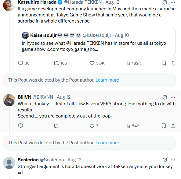 Sealerion's tweet photo. @sir_ahmedov @BillVNN @Harada_TEKKEN You even deleted your comments because you were ashamed of them, you donkey xd https://t.co/VkomQZpULB