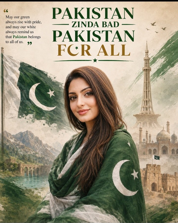 SaffronSharma_'s tweet photo. As a Pakistani Hindu, I proudly represent the white in our national flag, My Pakistan is not only the green I salute, it is also the white I represent. The white reminds us that this land belongs to all its citizens, regardless of faith.

I may worship differently, pray differently, and celebrate different festivals but my love for Pakistan is no less.

I am a daughter of Pakistan. This is my homeland. This is my flag and this is my identity. I want to see a Pakistan where every colour of this flag is respected, protected, and allowed to shine with dignity.

And whenever our flag flies, I hope the green reminds us of our strength, while the white reminds us of our promise.

Pakistan is home to all of us.
No one should have to prove that they belong.

PAKISTAN ZINDABAAD! 🇵🇰 🤍💚
#IndependenceDay
#Pakistan