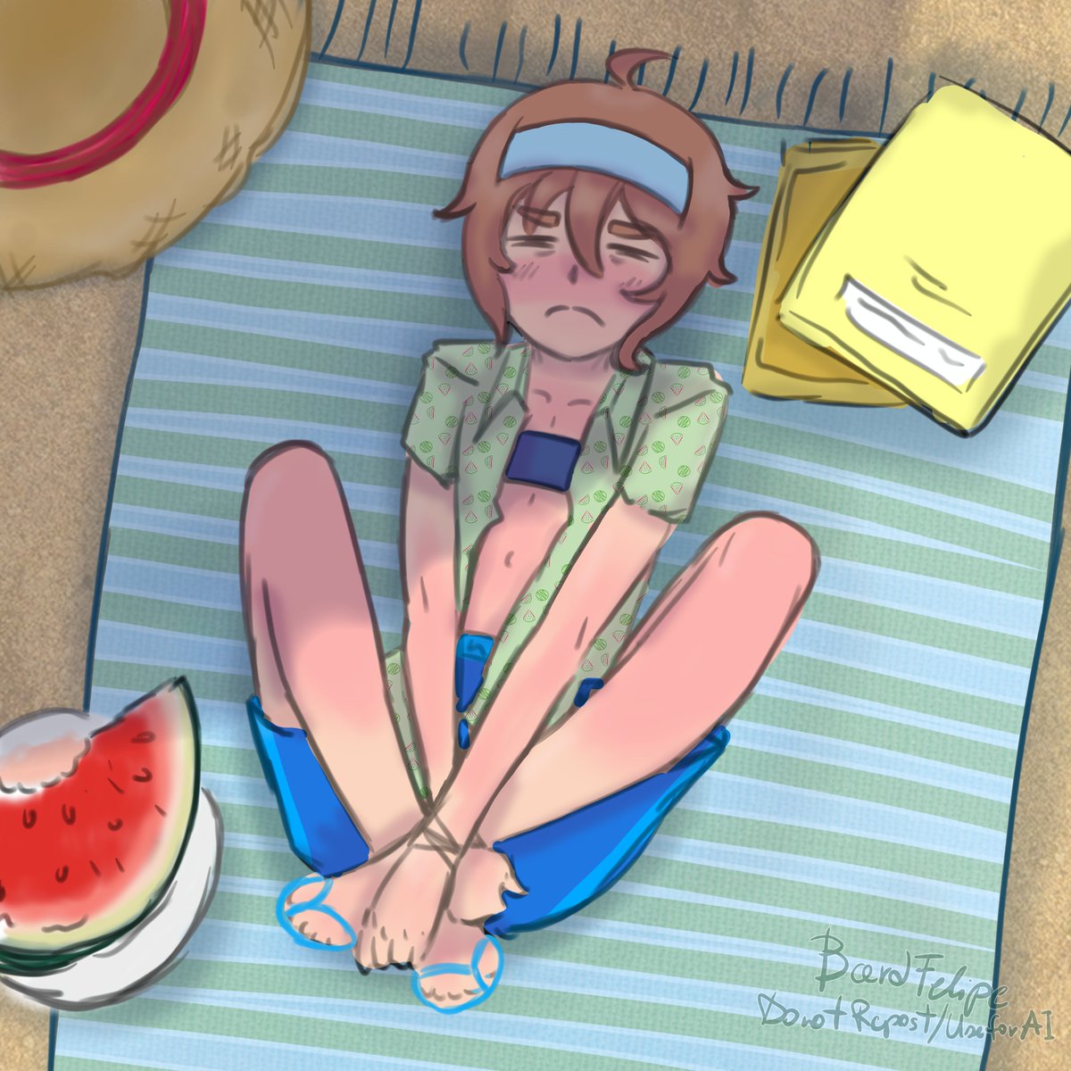 Felipe_the_Bard's tweet photo. Elliot's Summer Outfit 🩳 🔆 https://t.co/hBsyk59ozR