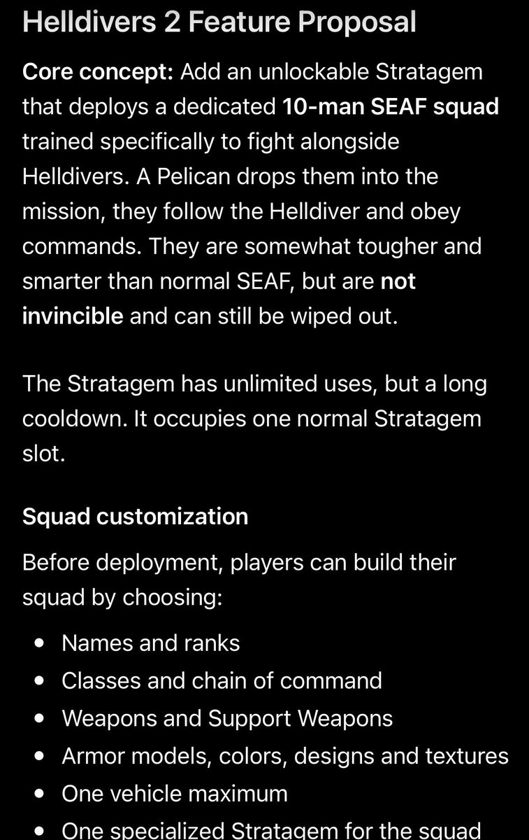 CJk2yl's tweet photo. @helldivers2 Hello super earth and every hell diver I have a suggestion for a new strategem please arrowhead look at the images. It will explain the whole idea. but this will be spread across several different comments. https://t.co/kHzirgVfa0