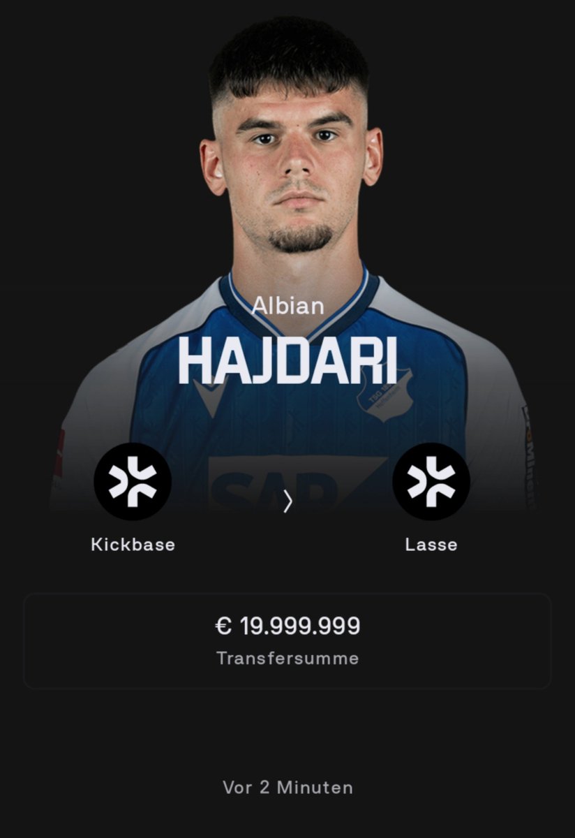 VfB_Zoneee's tweet photo. Endlich mal einen Wunschspieler bekommen 😍😍😍 #Kickbase https://t.co/UNlfwMiYFy