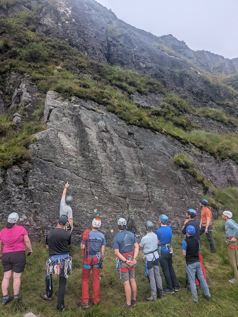 BlairvadachStew's tweet photo. Today we headed up Beinn an Lochain to test our climbing skills at Bunker crag. We looked into some different rescue scenarios and practiced our knots, group management and personal performance.

#BV26 @BlairvadachOEC https://t.co/F0C248Zffk