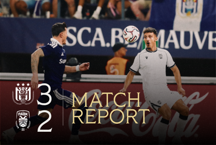 PAOK_FC's tweet photo. #MatchReport Ήττα στις Βρυξέλλες, συνέχεια στο Conference League #ANDPAOK #UEL #PAOK 

🔗https://t.co/XGRBU6PDv2 https://t.co/dlp8Vhdh9Z