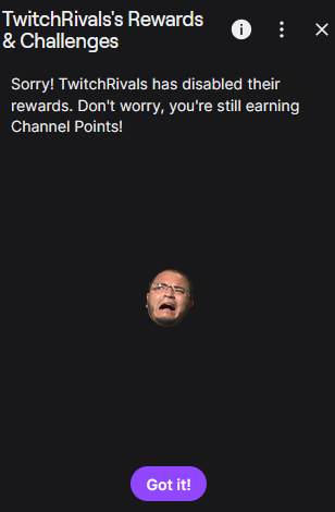 Pisprit's tweet photo. What do you mean Twitch Rivals isn't even using Twitch's features https://t.co/IqdmVChiO0