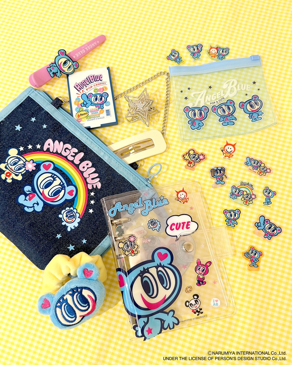 thankyoumart's tweet photo. ⋱　⭐先行予約受付中⭐　⋰
『#エンジェルブルー』限定アイテム❕

全17アイテムのラインナップ✨
トレンドの「シールバインダー」も登場🎶

並べるだけで、まるで平成に
タイムスリップした気分…？！💙

🌈WEB先行予約：好評受付中
🌈店頭販売：9月上旬～入荷順次
https://t.co/M69Kw6E4kG https://t.co/lLh9OZ8PrF