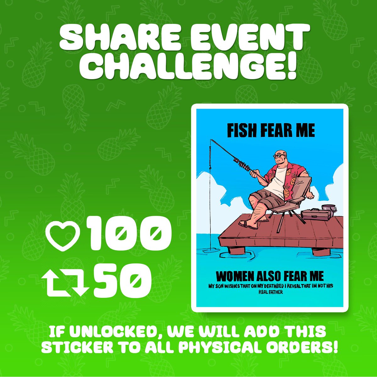 Psych_Zine's tweet photo. 🐟SHARE EVENT CHALLENGE🐟

Who's up for a challenge? 👀👏 If we can reach 150 likes and 50 rts/shares across our socials combined, we will add a FREE die-cut sticker by @/masdane (tumblr) to all physical orders! Can we do it? ‼️

Preorders are open! 🚗
https://t.co/vlBhbcugsi https://t.co/WOKJQlihcc