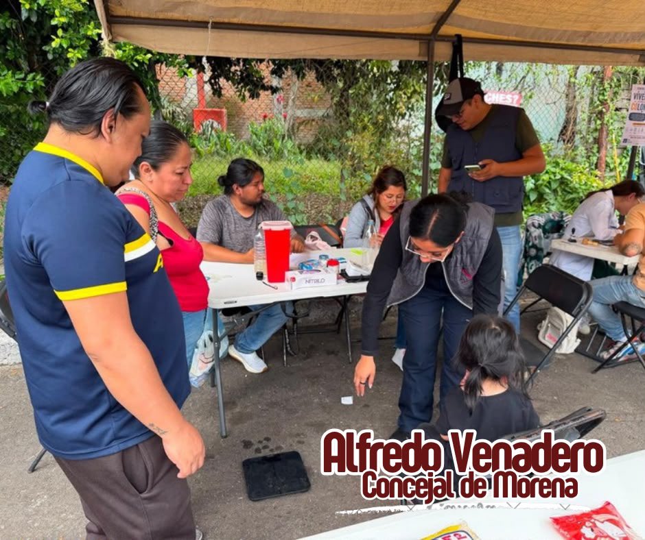 venaderoizt's tweet photo. Seguimos visitando las colonias de nuestro querido #Iztacalco, hoy llevamos la jornada #ConcejalEnTuColonia a Zapata Vela y con ello continuamos construyendo bienestar para tod@s.

Sigamos trabajando y avanzando.

#AmorPorLaCiudad
#VenaderoConcejal
#ConcejalDeMorena 🫡🫶🏼 https://t.co/J4wdhkL9Nr