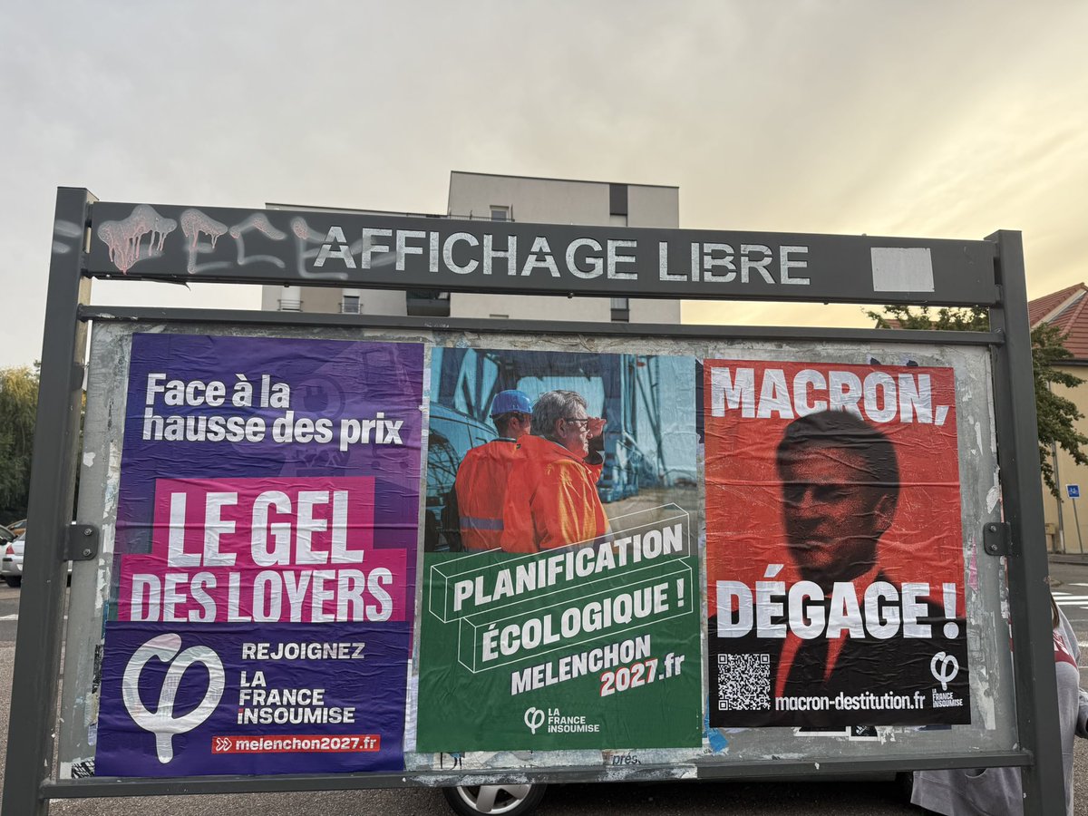 LFI_Fensch's tweet photo. âĄïžCollage Ă #Fameck, #Florange, #Terville, #SĂ©rĂ©mange et #Hayange !
đ Hausse des salaires, blocage des prix, Ă©galitĂ© des droits, climat : nos affiches portent le programme dans toute la vallĂ©e de la Fensch.
đą Rejoignez la Fensch Insoumise sur Action Populaire ! https://t.co/AYUre0b9xT
