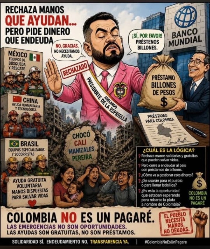 velasquillo's tweet photo. Ahí ahuevardito @ABDELAESPRIELLA  no espera esto de ti... Pero si robo a DMG y a los paracos que más se puede esperar https://t.co/XBTEMUUJjE