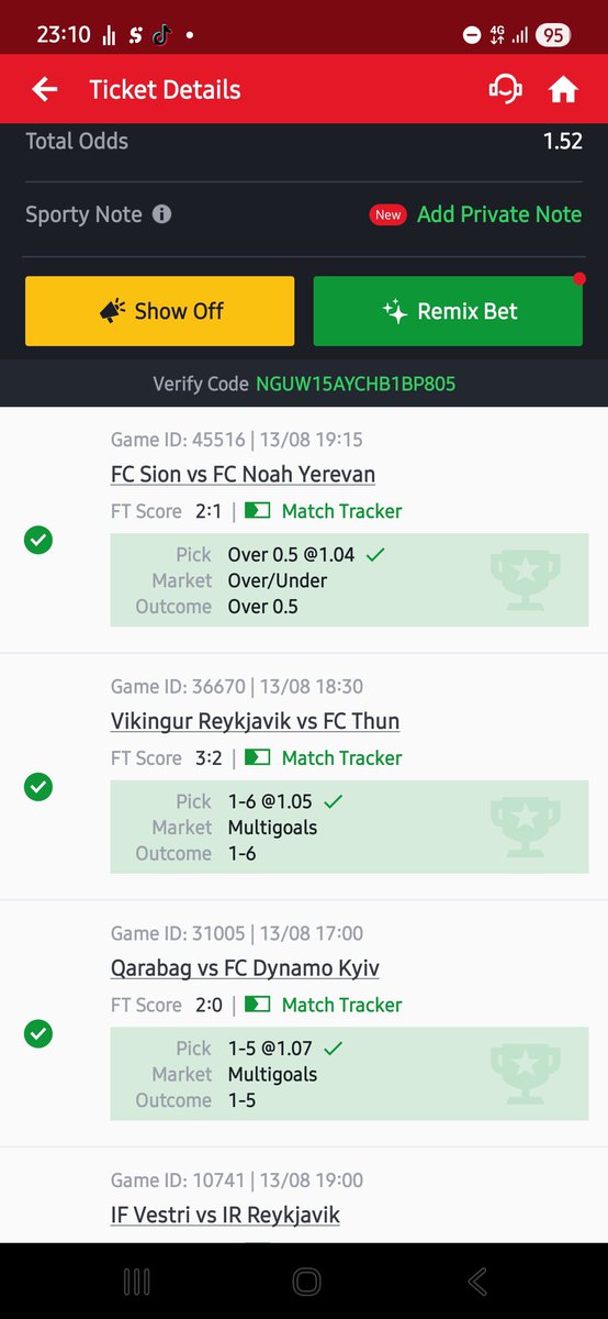 Emilyly01's tweet photo. ROLLOVER DAY 4 WOOONNN!!!✅️✅️✅️💰💰🎉🎉💯💯💪💸💸🏆🏆🎊🎊🏅🏅💥💥🔥🔥👊👊

@BoomQueen_  @ShegunFunmiTips @suretips_x @bettinghubgames @ms__finest https://t.co/MlOQ20ZrDb