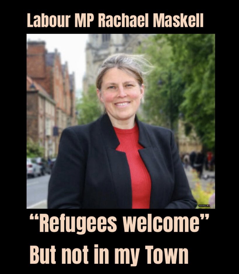 NotFarLeftAtAll's tweet photo. 📰 In September 2015, York Central MP Rachael Maskell spoke at a "Refugees Welcome Rally" in York during the Syrian migration crisis. 

Rachel Maskell said.. 

“When things are so bad, when people have nothing, when people are fleeing for their lives, if we have to wait a little bit longer to go into the hospital, or have class sizes a little bit bigger, then what kind of cost is that? It's nothing in comparison to what other people are facing." 

Rachael Maskell expressed her disapproval of the proposal to house 1,200 people at RAF Linton-on-Ouse in North Yorkshire. She highlighted the existing shortages of water sewage capacity and electricity.  She firmly stated it was simply the wrong location, noting the base is situated next to a primary school and nursery.  Furthermore, Ms Maskell mentioned the limited bus service, with only four buses a day into York.

Funny how things change when they are affected …