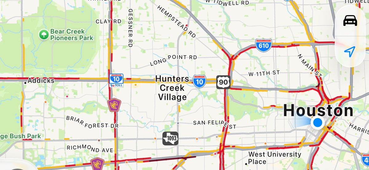 kirbcide's tweet photo. I’m so glad an abandoned rail corridor that was ripe for developing a commuter rail corridor was instead destroyed to make way for a 26 lane highway. Traffic fixed forever! 

I’m sure one more lane will fix it, tho.. https://t.co/EkRrEAj6iZ