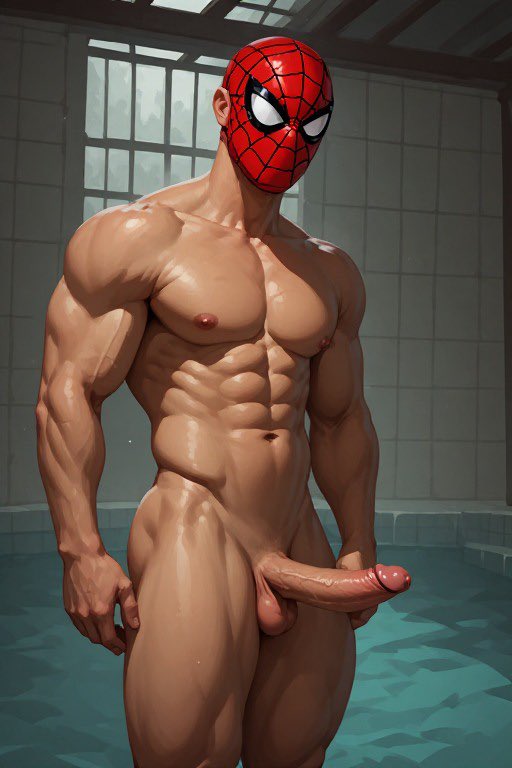 AnimeBro__'s tweet photo. Spider-Man (Marvel)
#aiart #airartcommunity #aiartworks #digitalarwork #aiportraits #men #sexy #Aigayporn #gayporn #Aigay #bara #NSFW #gay #yaoi #BL #spiderman    #spidermanbrandnewday    #Marvel #nakedspiderman https://t.co/vuPCV6MPQQ