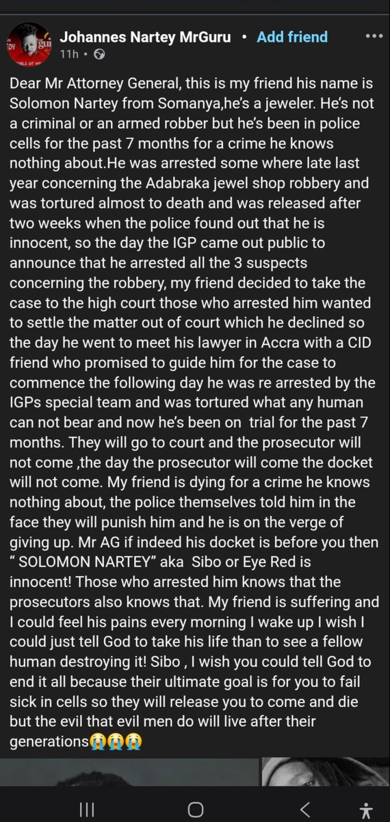 Woodcoffie56's tweet photo. Anyone can be a victim of this situation. Let's share to reach the appropriate authorities. It's not funny anymore @pastor_mensah https://t.co/rJUkU4ecBN