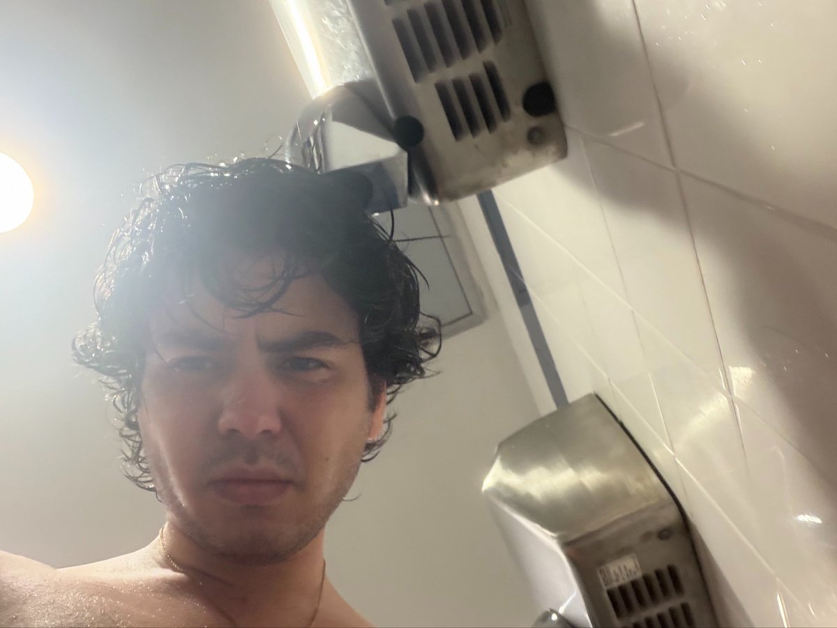calebwholm's tweet photo. Jumped in the pool at the Chinese YMCA but I forgot my towel and had to dry my shorts and myself off under the hand dryers #thinkbeforeyouact https://t.co/RGq9YqtPLi
