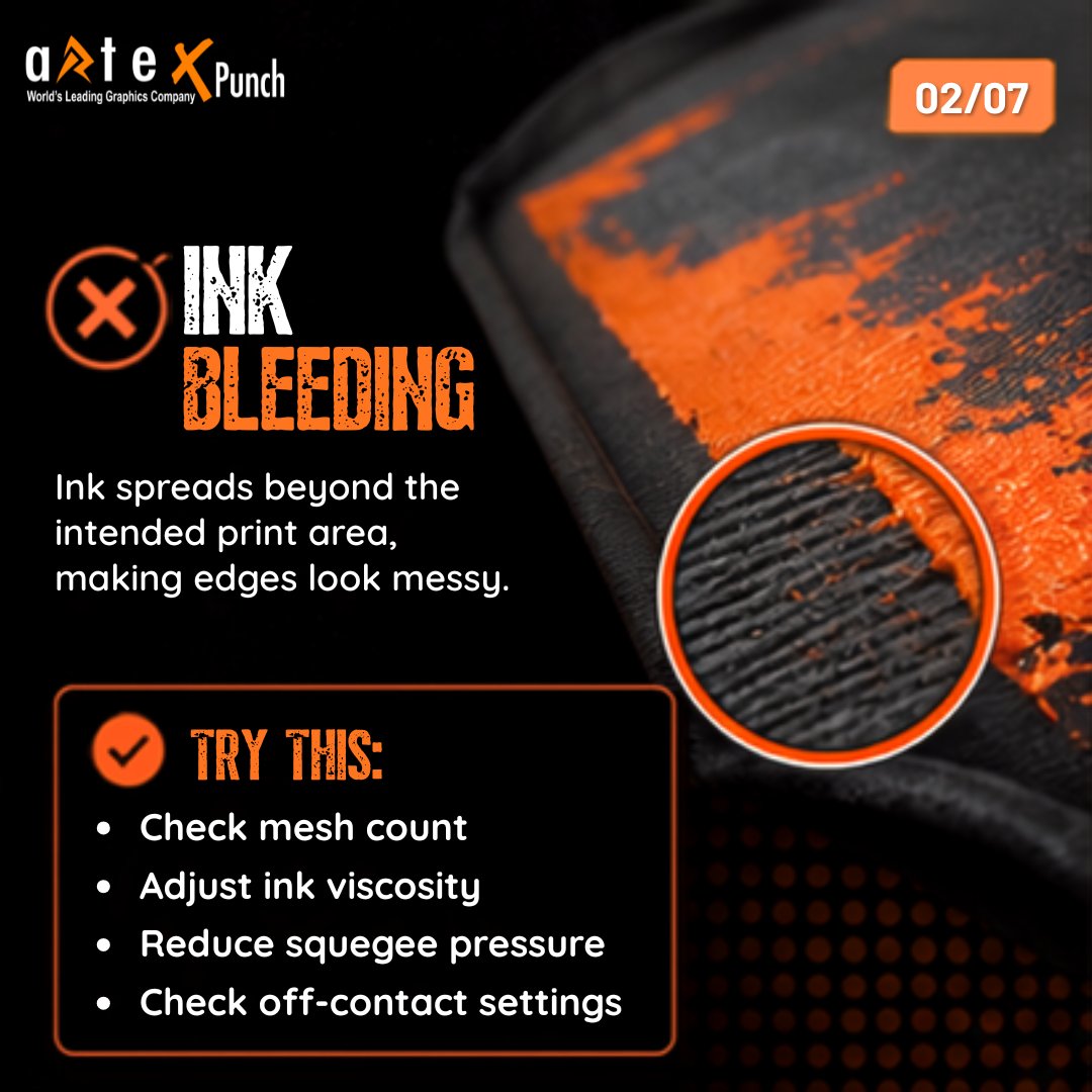 ArtexPunch's tweet photo. A great print isn’t just about the press. 👀

Ink, mesh, squeegee pressure, registration, exposure, and curing all play a role in the final result

Sometimes, one small adjustment can completely change the print.🔥

Save this for your next production run! 📌

#ScreenPrintingTips https://t.co/3SufiP8MMY