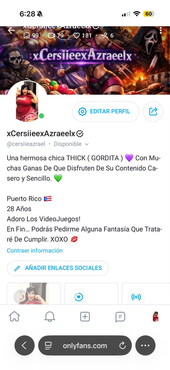 zayleex28's tweet photo. https://t.co/2CPFHa5iwe
#BBW #Cornuda #Gamergirl #Videojuegos #Onlyfans #Thickness #PuertoRico #Gordita #Latina #Pornhub #Onlyfans #BBWthick #PR #Cornuda https://t.co/SdYVEIKO4A