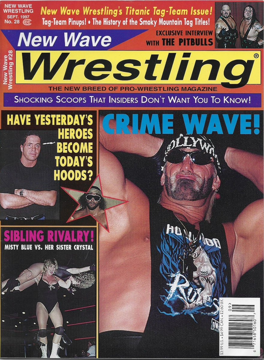 VintageWWFMag's tweet photo. New Wave Wrestling Magazine September 1997 https://t.co/OQd2RxFu3v
