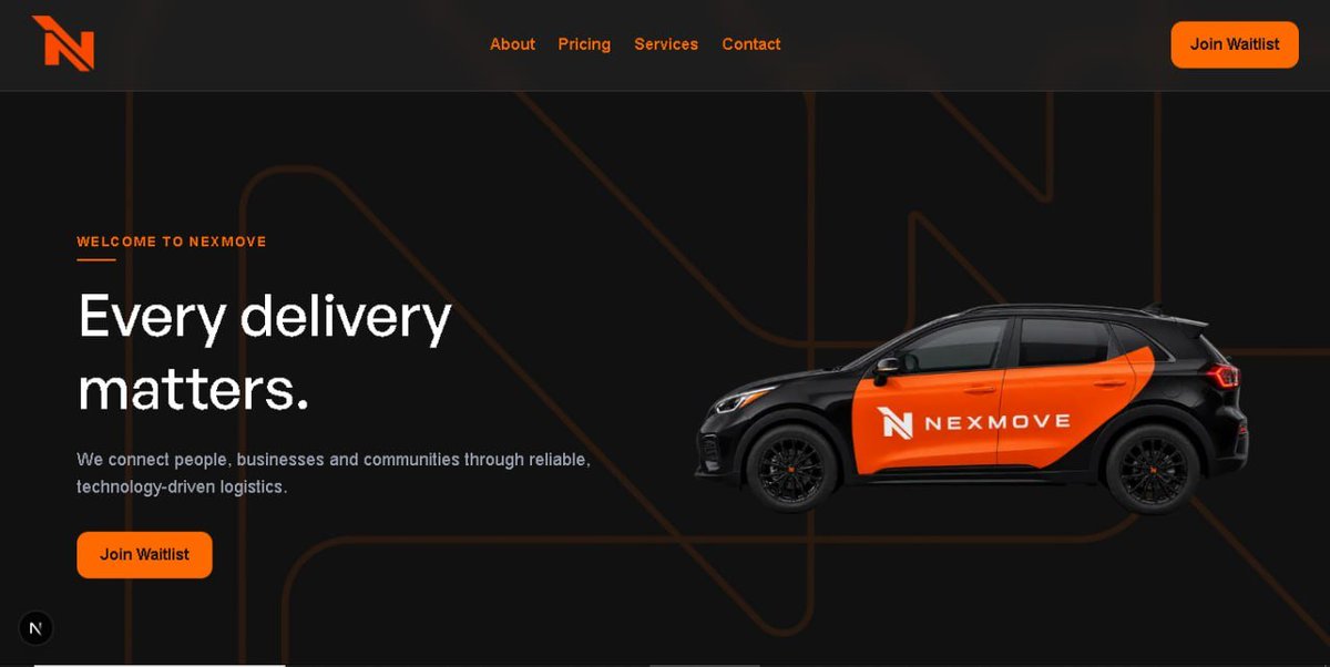 Drealbright_'s tweet photo. Landing page / wait-list @usenexmove in progress....🧑‍💻

Nahhhh this is beautiful ❤️ 

My developer be doing something unimaginable.

You can drop your reviews in the comments regarding the layouts and the overall interface. https://t.co/PvnkG7nRn4