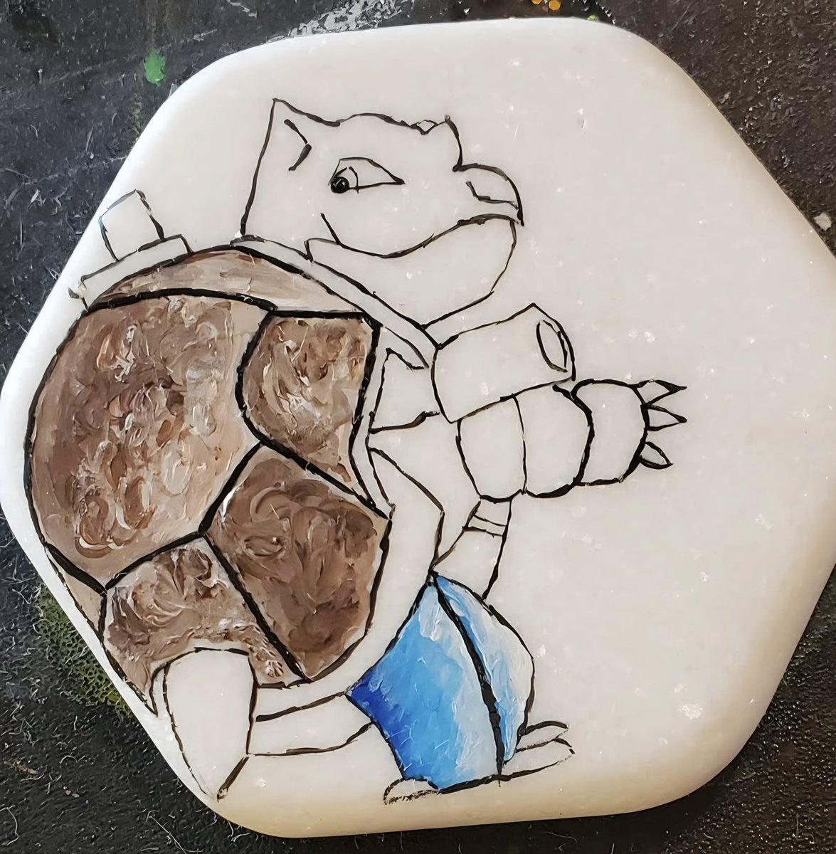 Bubblesnconkie's tweet photo. Life Update: as most of you all know or figured out already. Pokemon has been on my back burner. There are A LOT of reasons for this..
So I am picking back up my paints ๐จ
I miss it very much ๐
#art #painting #ForTheLoveOfArt https://t.co/U84pTqUBoS