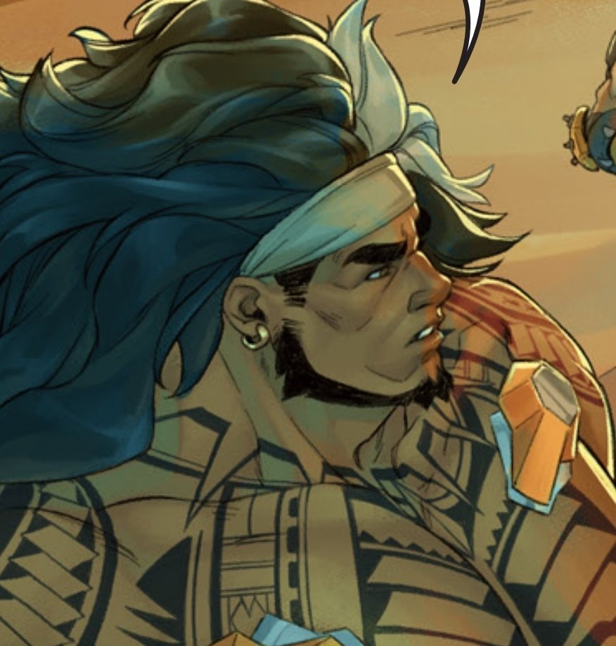 DailyMauga's tweet photo. 🌺《 Day 1: Mauga in "Left Behind" Overwatch Comic

•Did you know? Mauga's favorite animal is a hammerhead shark! 

#overwatch #daily #dailymauga #mauga #maugaoverwatch #overwatchcomics https://t.co/Wq2RCnXTMF