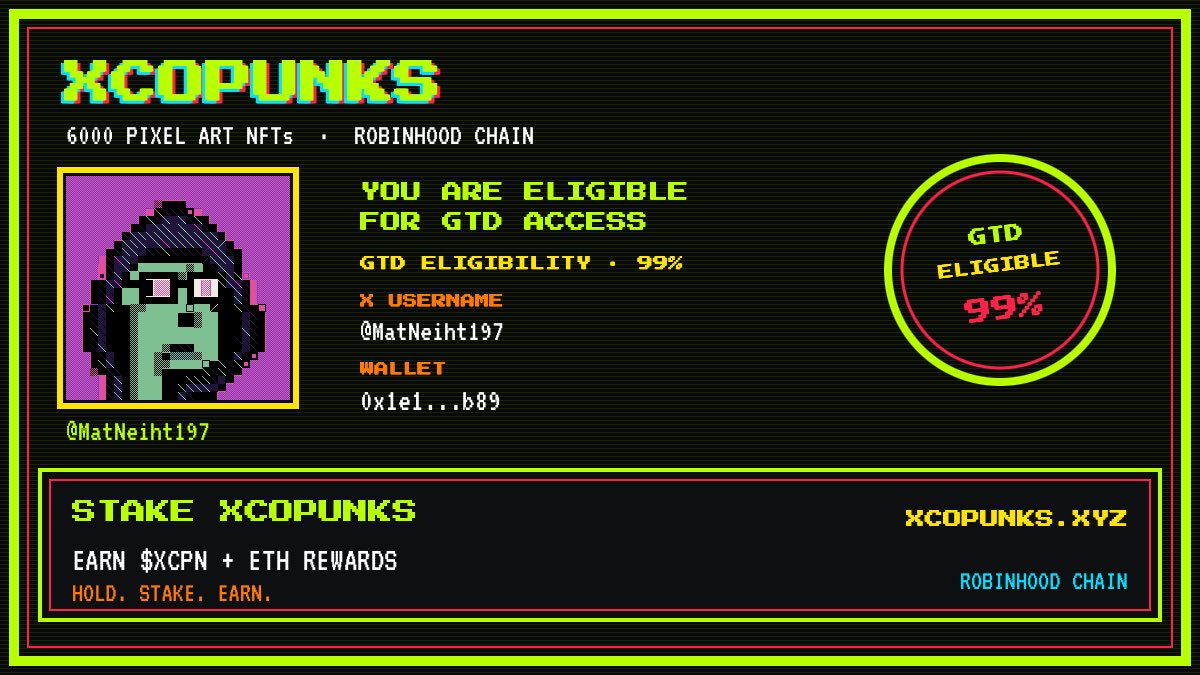MatNeiht197's tweet photo. THE @XCOPUNKS ARE COMING https://t.co/F2j0UrkjuL