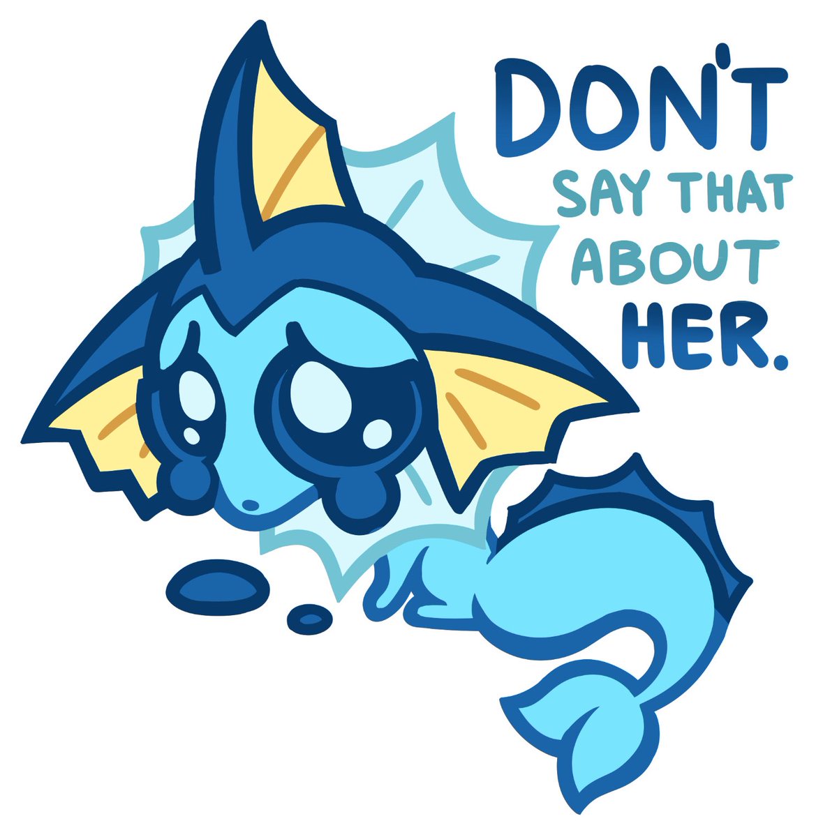 yypuos's tweet photo. People for the ethical treatment of vaporeon https://t.co/R3MFsf3Pie