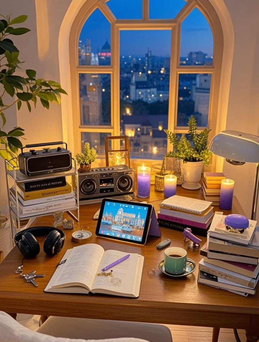Petitara1's tweet photo. Pulling another late shift at the desk—coffee’s gone cold, but the to-do list’s finally shrinking. Gotta grind a little more to wrap things up right! https://t.co/ZEFbLMag9O