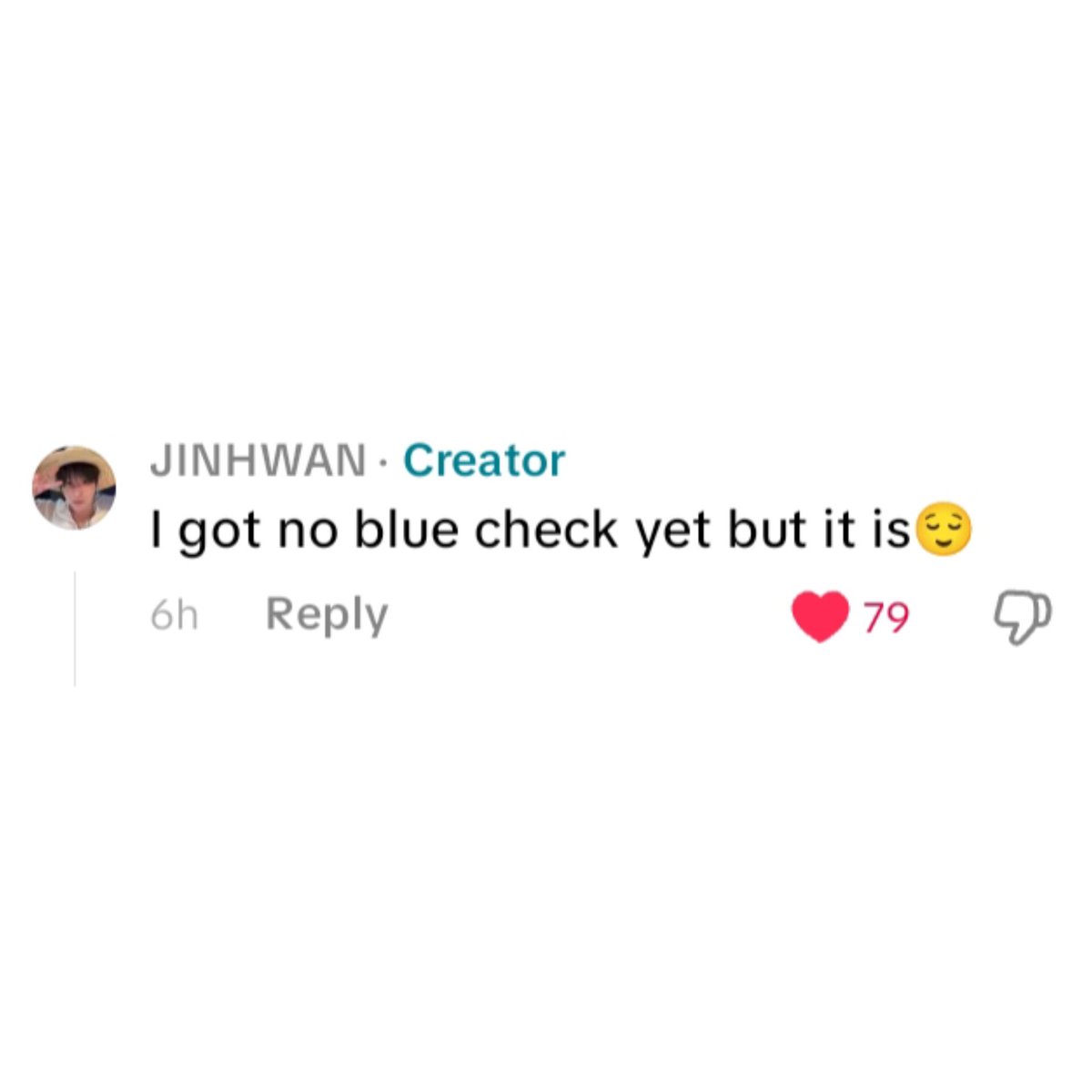iKONICtalk's tweet photo. Jinhwan is so cute on TikTok letting people know that it's his real account 😆 follow him: @/gnani_207_ https://t.co/t1lNUjTRHt