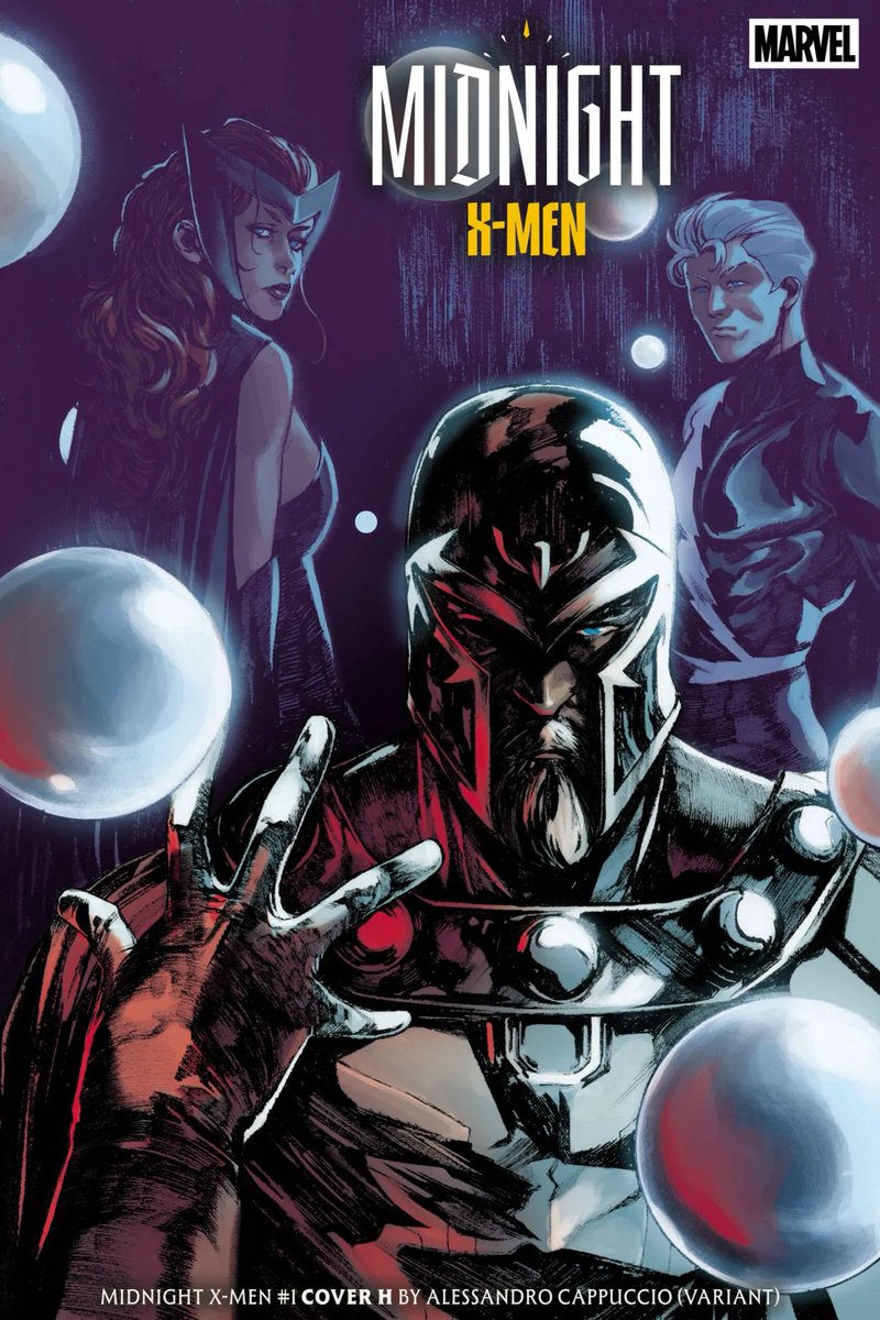 iREUS_SA's tweet photo. Midnight X-Men #1 Variant by Alessandro Cappuccio!!

 Featuring Magneto, Quicksilver, and Scarlet Witch https://t.co/GfJSO3nruw