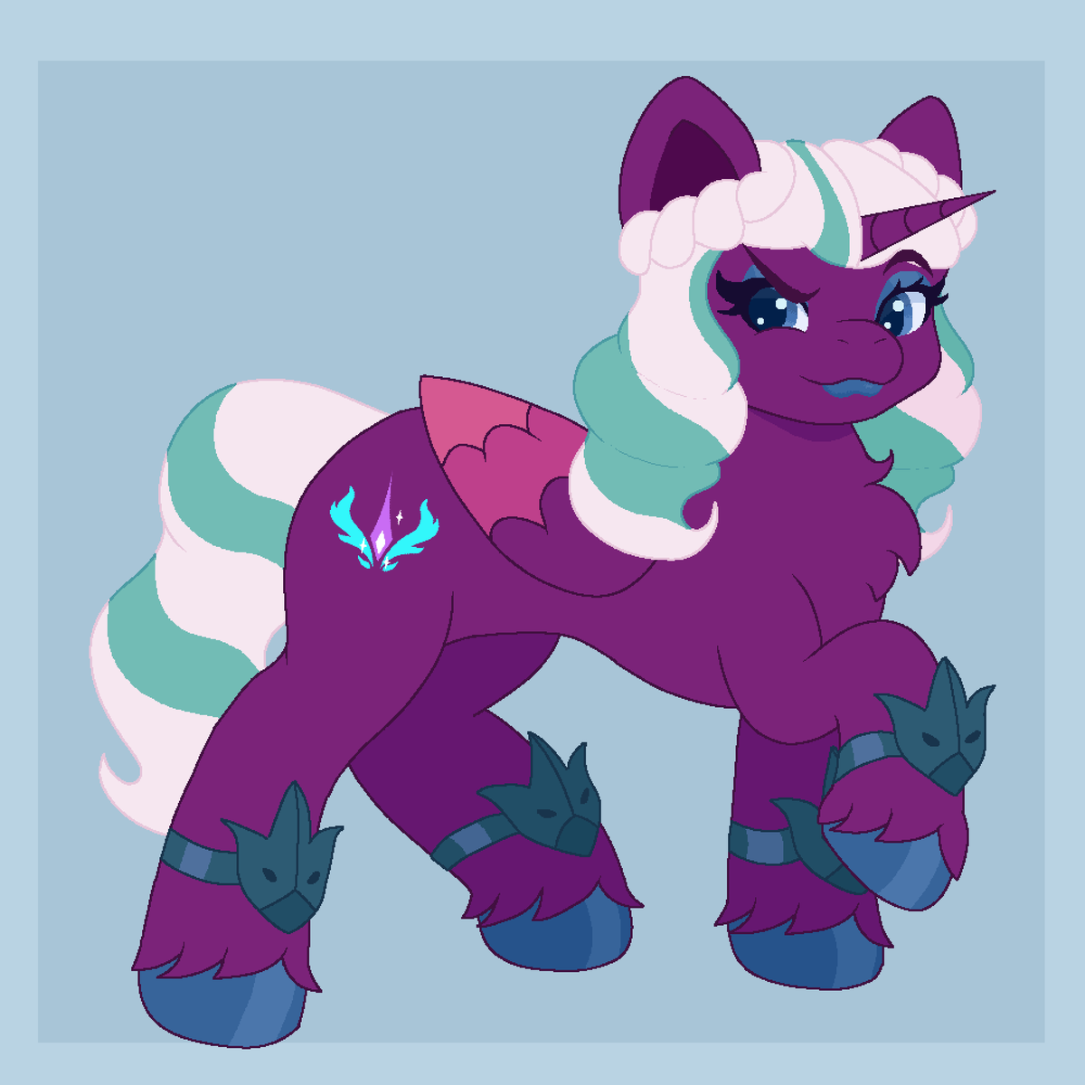 InvertedPapaya's tweet photo. Day 87 of Opaline's daily drawing.

Today I decided to try drawing Opaline's pose from TyT in "My Style." I think I still have things to improve, but the result turned out well.

(By the way, I like Opaline's design in TyT.)

#mlpg5 #mylittlepony #mlp https://t.co/2kH1pDyNKv