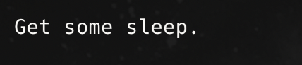 ilChemla's tweet photo. 1:45am. still running agents.

@claudeai  Code just ended its response with "Get some sleep."

Agents have better boundaries than i do... https://t.co/MGYJMyl5bd
