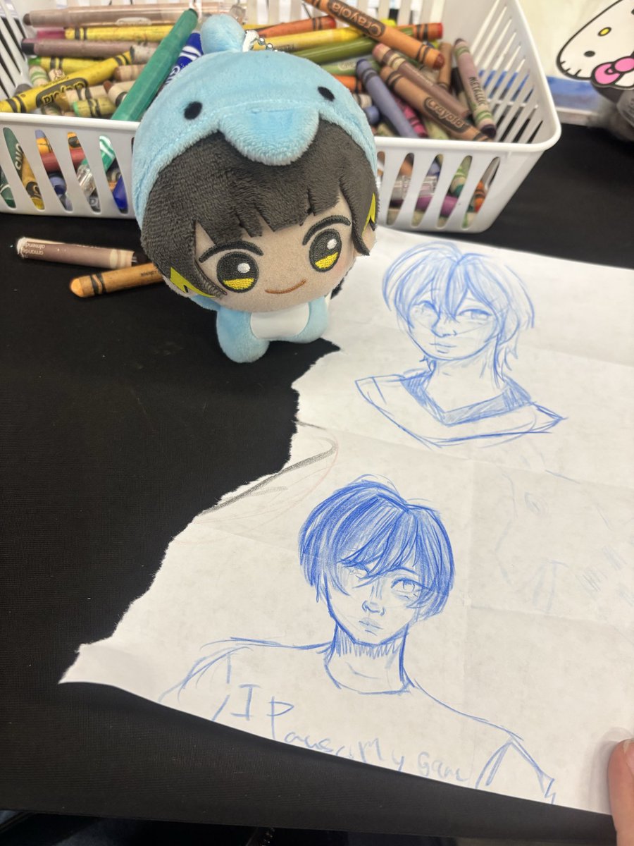 Despair_coffe's tweet photo. Drawings I did at my local fair #bluelock #art https://t.co/uciSATBPxk