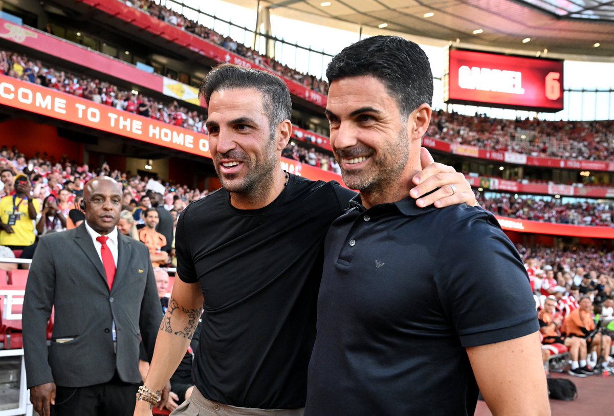surrameystore_'s tweet photo. Cesc Fabregas 🤝 Mikel Arteta https://t.co/W3IdPyzs38