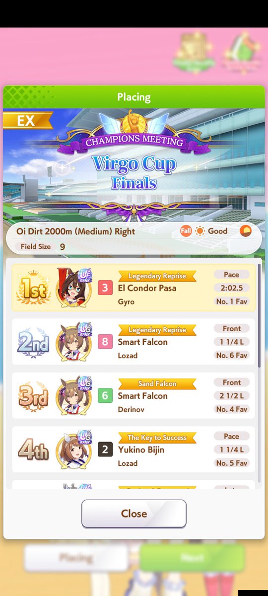 GyroAce086's tweet photo. No quería publicar nada de esta CM ya que aparte de ser un cancer, me dedique a empezar (finalmente) con el farmeo de herencias Fronts. Pero en vista de que gane la CM de la forma más XD posible activando GW con Lucky Seven y sin accels supongo que es digno de mención. https://t.co/3JWZefl10J
