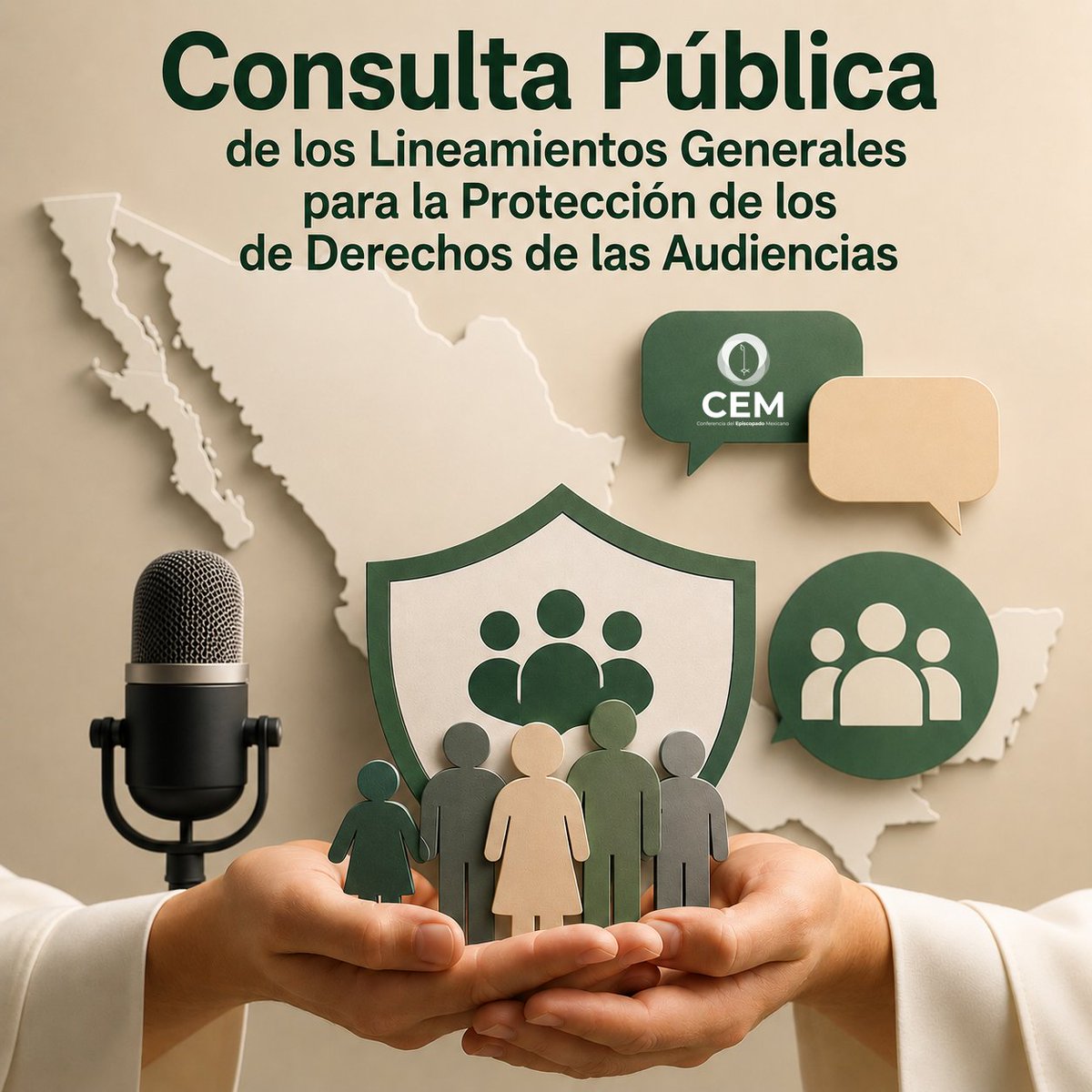 IglesiaMexico's tweet photo. Mensaje del Episcopado Mexicano sobre la consulta pública de los Lineamientos Generales para la Protección de los de Derechos de las Audiencias
La verdad no se impone: se busca, se propone y se reconoce libremente. Cuando el Estado renuncia a decidir qué es verdadero y se limita a garantizar las condiciones para que todos puedan buscarla y decirla, protege a la vez la libertad de expresión, la libertad religiosa y el derecho de las audiencias. A eso invitamos, y a eso nos comprometemos también nosotros.
Es esencial que los fieles laicos, los comunicadores católicos, las universidades e instituciones educativas los colegios de profesionistas, las organizaciones de la sociedad civil y toda la ciudadanía participe en la consulta antes del 21 de agosto de 2026 abierta por la Comisión Reguladora de Telecomunicaciones.
La participación ciudadana no es un trámite del proceso regulatorio, sino un ejercicio de corresponsabilidad con el bien común. Confiamos, a su vez, en que las autoridades integrarán con transparencia las aportaciones recibidas.
Mensaje completo:
https://t.co/k7G0wxoBMS