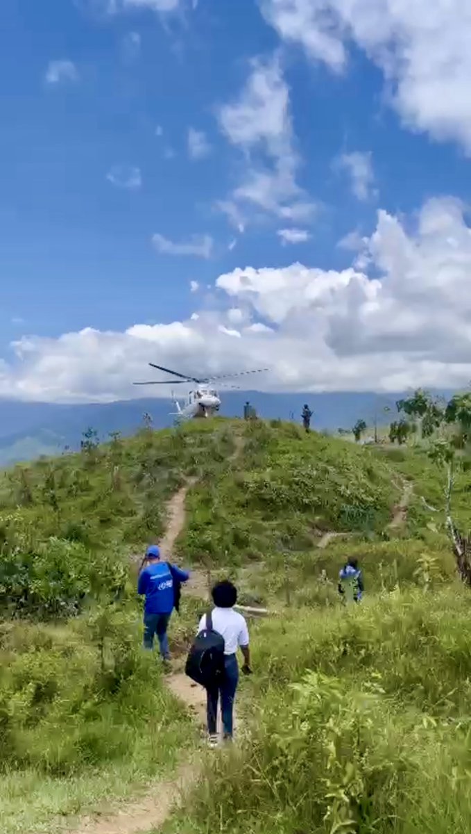 MisionONUCol's tweet photo. La @MisionONUCol apoyó el acceso de @GobChoco y del Equipo Humanitario de País @onucolombia a San José de Palmar, epicentro del terremoto, para escuchar a las autoridades locales y a las comunidades y agilizar la respuesta humanitaria en el territorio. https://t.co/iuStj3bEX5