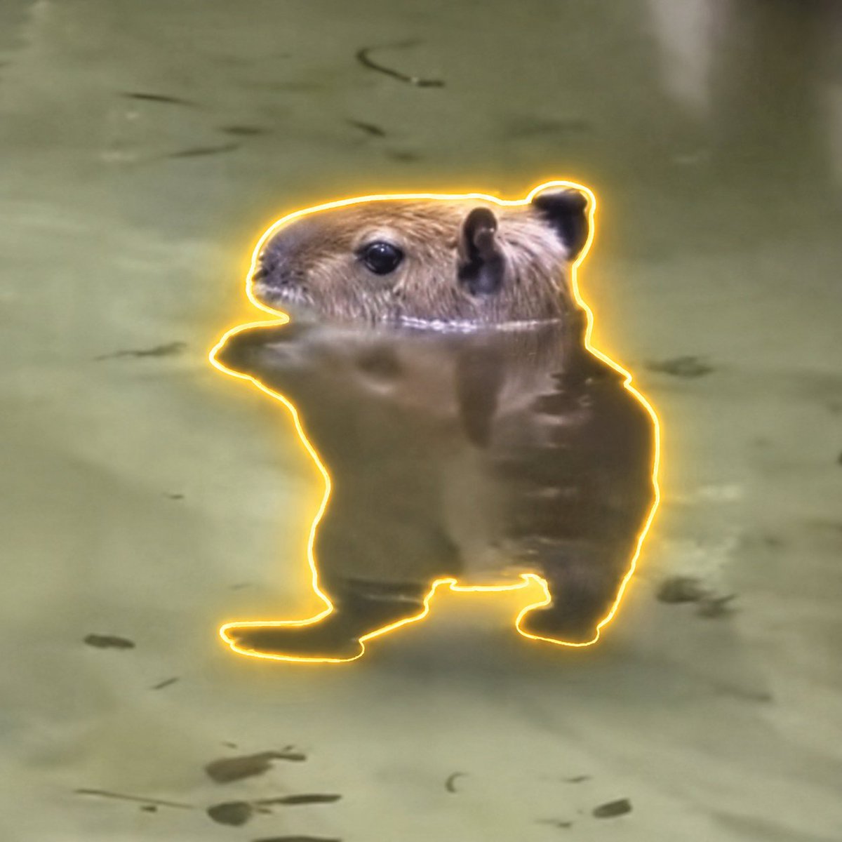 DeclanFogarty10's tweet photo. Eve the capybara is going giga viral on X with a mill views in less than a day!
https://t.co/cVaLvcrbio
A capybara walking around in a shallow pool causing a hilarious optical illusion!
People in the comments are posting hilarious memes, check it out!
Proof of name!
https://t.co/uwNxBIAljJ