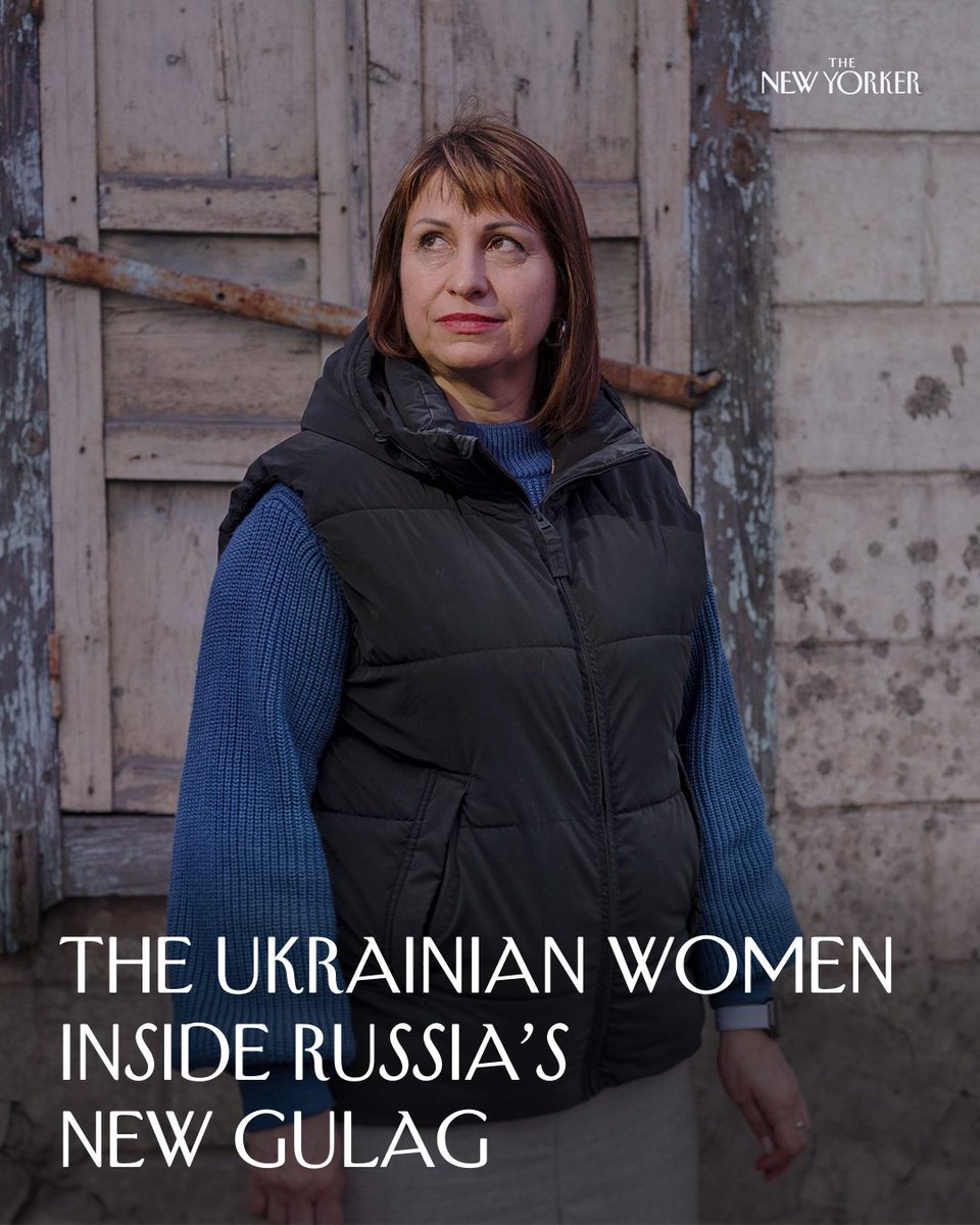 NewYorker's tweet photo. In more than four years of war, roughly 15,000 Ukrainian soldiers have been taken prisoner; about 9,000 of them have been released in periodic exchanges between Ukraine and Russia. But the unknowable number of civilians who have been detained in occupied territory belong to a different category—one that, under the Geneva Conventions, shouldn’t exist. Joshua Yaffa reports the stories of a group of women held in a cell at SIZO-1, the main pretrial detention facility in the southern Russian city of Rostov. They described enduring inhumane conditions and brutal bouts of torture during their journey through the Russian prison system. They also told of how they survived together, becoming “something like a slightly mad family,” as one put it. Read the full story: https://t.co/Yd8xVMQpln