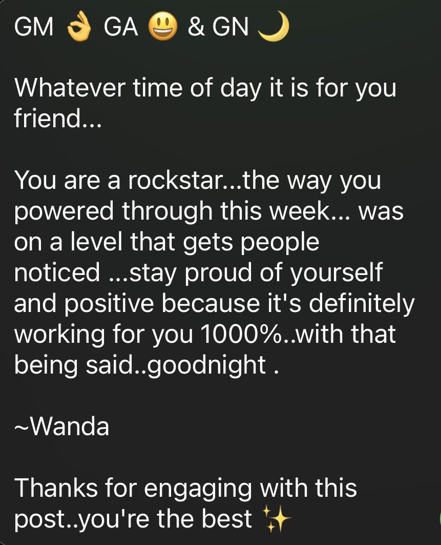 wandasncredible's tweet photo. ✨ #positiveaffirmations #fridaymotivation #tgif
#helloaugust #beinspired #liveinspired #fyp #meditation #motivation #wanda #wandadenise #wandatation #wandasncredible #followers #nonfollowers https://t.co/cS4cWIqtfr