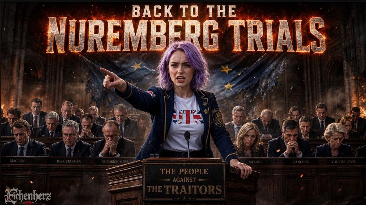 EichenherzMusik's tweet photo. @elonmusk @TRobinsonNewEra Dear Mr. Musk, We (a German rightwing music project) already incorporated your statement into a song three months ago: "BACK TO THE NUREMBERG TRIALS!". https://t.co/wsRPY7P0Vj https://t.co/e7jxKgdiQH