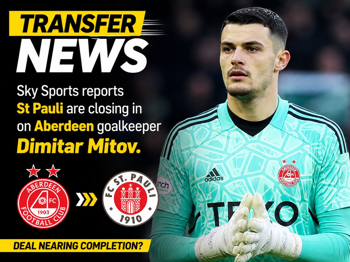 Autumn_Ford356's tweet photo. in on Aberdeen goalkeeper Dimitar Mitov. 🧤🇧🇬
A move could be nearing completion. 👀
#TransferNews #StPauli #AberdeenFC #DimitarMitov #Football https://t.co/1rbSZ7O7sv
