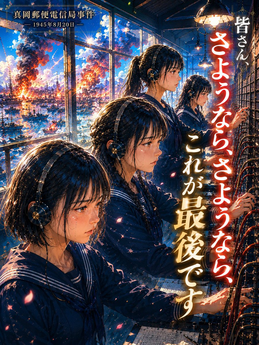 sakurasaku1894's tweet photo. 真岡郵便電信局事件を知っていますか？
1945年8月20日、終戦後も戦闘が続く南樺太・真岡にソ連軍が上陸しました。通信業務を続けていた真岡郵便電信局では、女性電話交換手10名が自決を図り、9名が死亡。さらに銃撃などで局員にも犠牲者が出て、殉職者は計19名にのぼりました。 https://t.co/pC2nc7qar4