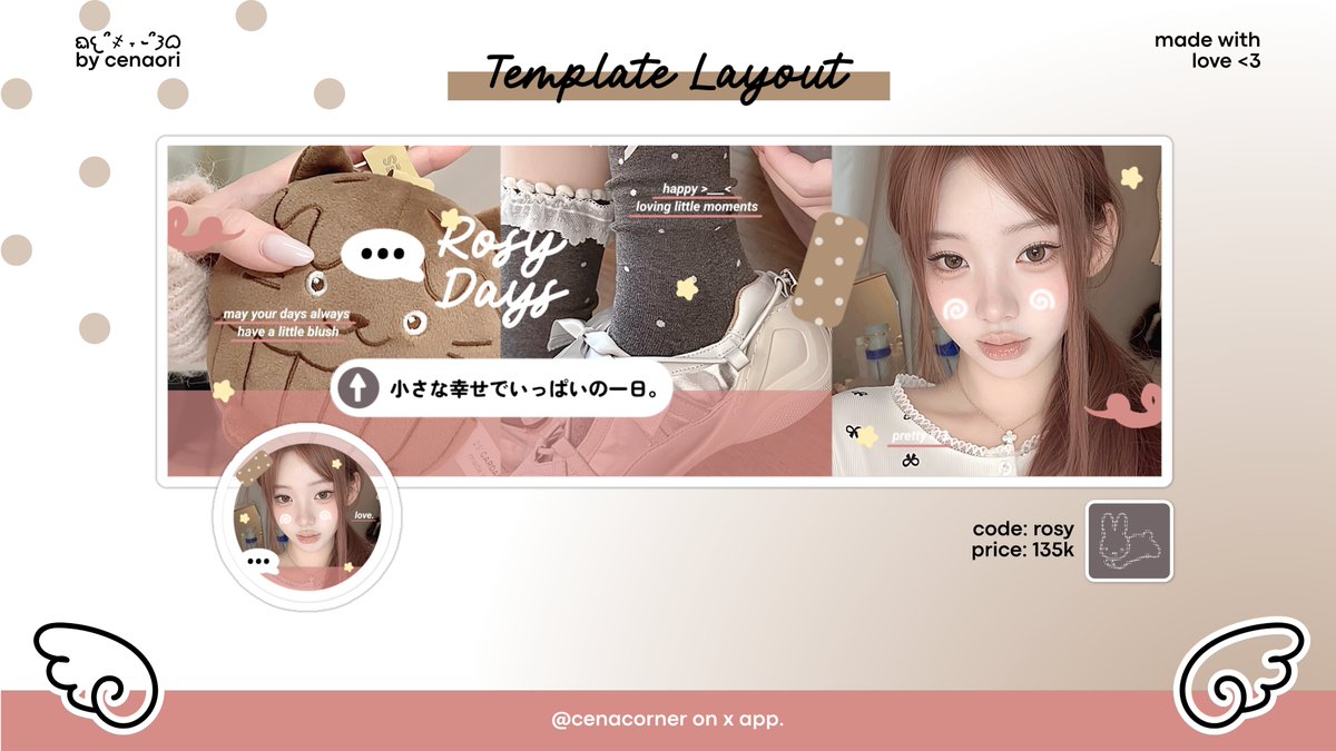 cenacorner's tweet photo. [ #bealanja ] help repost, tysm.

clearance sale template layout moodie only 100k/ea. bisa booked/dp 50%. file ipv bisa convert psd, beginner friendly, all materials can be recolor &amp; retext. available basic tutorial. kindly knock dm for order! 🙌🏻 https://t.co/AfUxUMl2YI