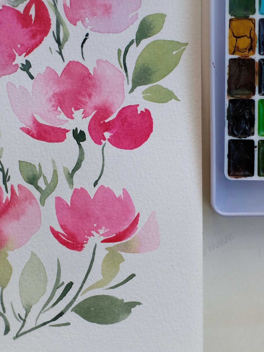 Ramesh8243's tweet photo. Want to pick up a fun, low-pressure hobby this weekend Try watercolor doodling! It’s perfect for beginners—no fancy tools needed, just paper and basic paints to turn small ideas into cute art. Start today, your creative side will thank you! https://t.co/0oQ7DzM0s4