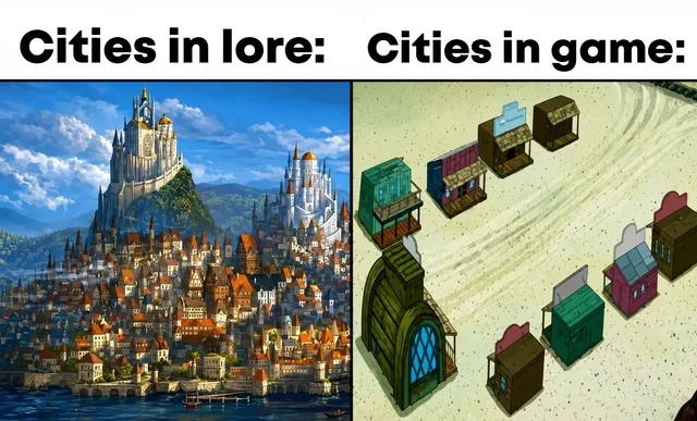 ShitpostRock's tweet photo. Surely Elder Scrolls 6 won't have this problem right? https://t.co/A0uihASFTs